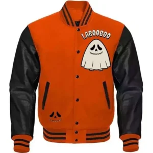 Labubu Ghostface Halloween Varsity Jacket For Sale