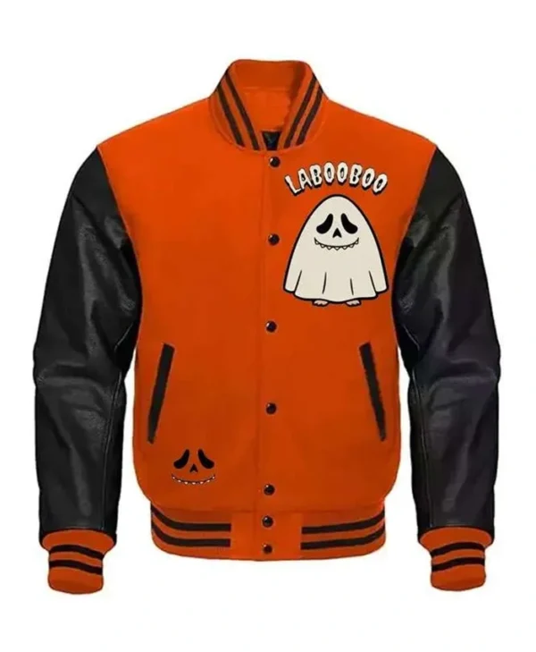 Labubu Ghostface Halloween Varsity Jacket For Sale