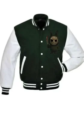 Labubu x Jason Voorhees Halloween Varsity Jacket For Sale