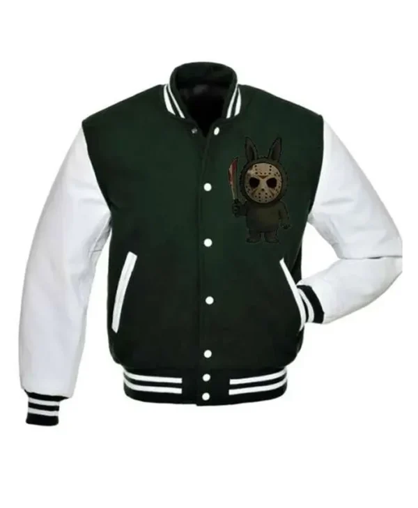 Labubu x Jason Voorhees Halloween Varsity Jacket For Sale