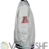 Las Vegas Raiders White Bomber Jacket right