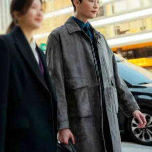 Law and the City S01 Lee Jong-suk Leather Coat