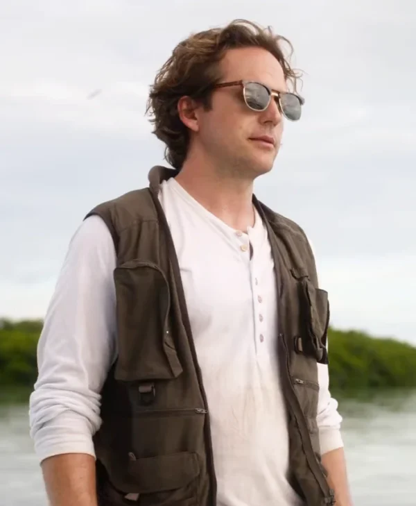 Looking Through Water Michael Stahl-David Brown Cotton Vest