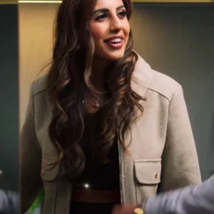 Love is Blind UK S02 Sarover Kaur Aujla Wool Jacket Front