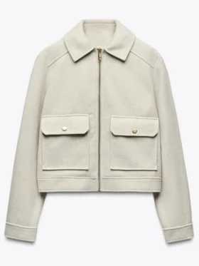 Love is Blind UK S02 Sarover Kaur Aujla Wool Jacket