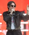 Mark Foster Olollapalooza Chicago Illinois Black Leather Jacket