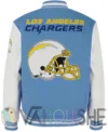Mashup Los Angeles Chargers Varsity Jacket left