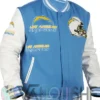 Mashup Los Angeles Chargers Varsity Jacket right