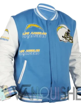 Mashup Los Angeles Chargers Varsity Jacket right