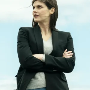 Mayfair Witches S02 Alexandra Daddario Black Blazer Front