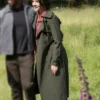 Mayfair Witches S02 Mariana Novak Green Coat Front