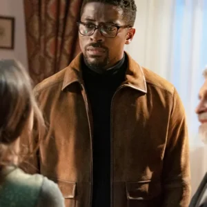 Mayfair Witches S02 Tongayi Chirisa Brown Suede Jacket