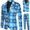 Mens 3 Piece Christmas Suit
