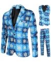 Mens 3 Piece Christmas Suit