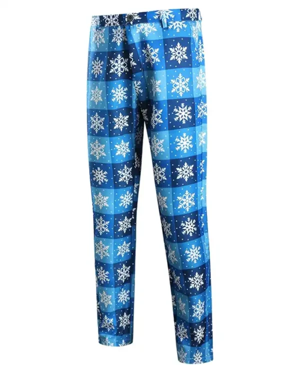 Men's 3 Piece Christmas Suit Side