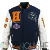 Men’s Chicago Bears Mashup Classic Rib Varsity Jacket front