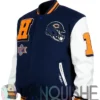 Men’s Chicago Bears Mashup Classic Rib Varsity Jacket left
