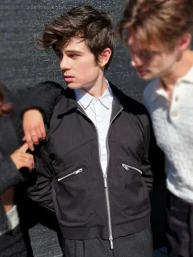 My Life With The Walter Boys Ashby Gentry Black Jacket Side