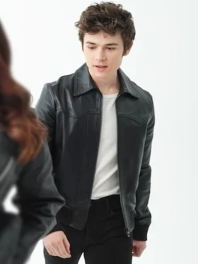 My Life With The Walter Boys Ashby Gentry Leather Jacket