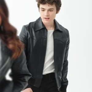 My Life With The Walter Boys Ashby Gentry Leather Jacket
