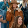 My Life With The Walter Boys Sarah Rafferty Suede Jacket Front
