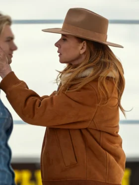 My Life With The Walter Boys Sarah Rafferty Suede Jacket