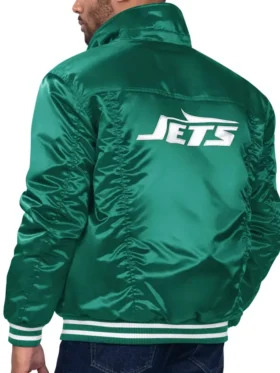 New York Jets Silver Tab Green Varsity Jacket