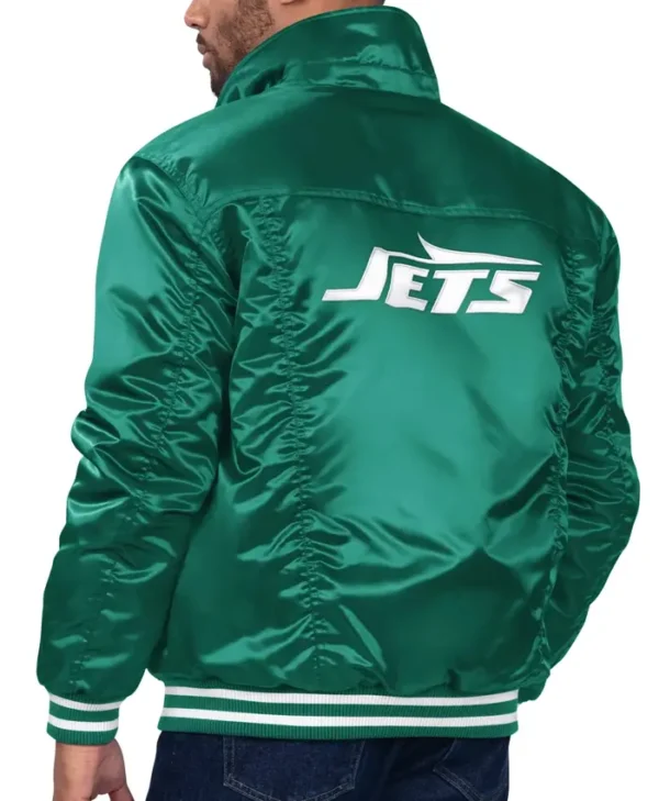 New York Jets Silver Tab Green Varsity Jacket