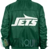 New York Jets Silver Tab Green Varsity Jacket backk