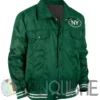 New York Jets Silver Tab Green Varsity Jacket right