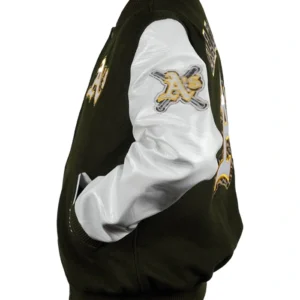 Oakland Athletics Animal Print Varsity Jacket