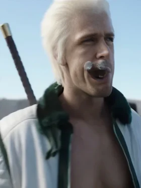 One Piece S02 Callum Kerr White Leather Jacket