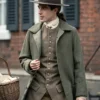Outlander S07 Joey Phillips Green Coat Side