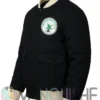 Philadelphia Eagles Black Cotton Jacket left