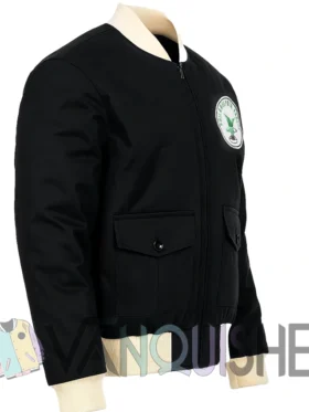 Philadelphia Eagles Black Cotton Jacket right