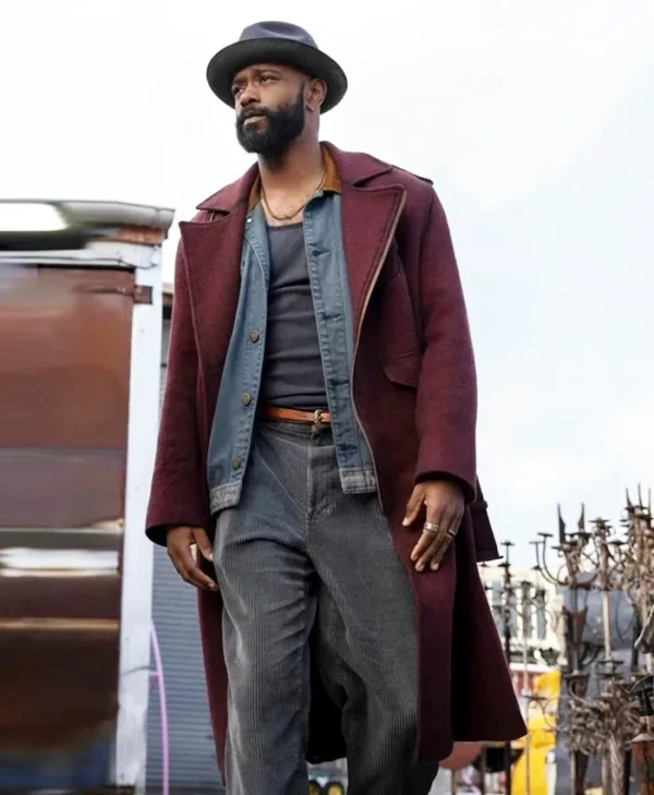 Play Dirty LaKeith Stanfield Trench Coat
