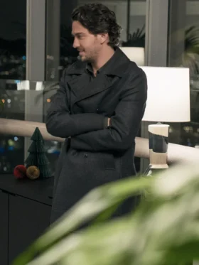 Play Dirty Nat Wolff Black Wool Coat