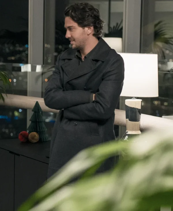 Play Dirty Nat Wolff Black Wool Coat