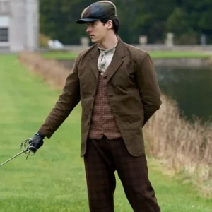 Providence Falls Lachlan Quarmby Brown Blazer Back