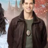 Providence Falls Lachlan Quarmby Brown Leather Jacket Side