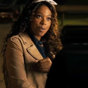 Providence Falls S01 Felicia Simone Suede Leather Jacket