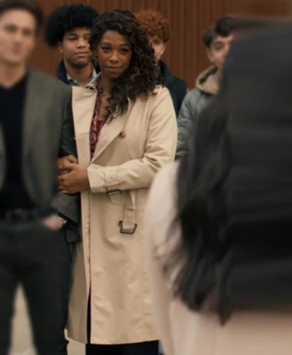 Providence Falls S01 Felicia Simone Trench Coat Front