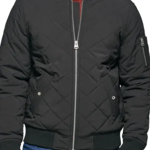 Providence Falls S01 Lachlan Quarmby Black Bomber Jacket