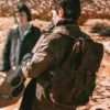Red Plague Chad Sellers Brown Leather Jacket