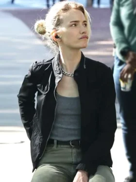 Relay Willa Fitzgerald Black Jacket Side