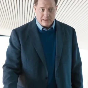 Rental Family Brendan Fraser Blue Blazer Side