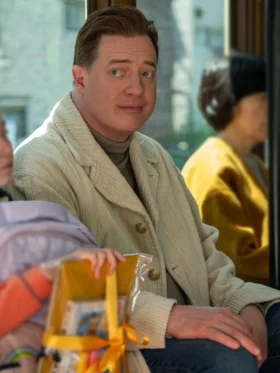 Rental Family Brendan Fraser Corduroy Coat