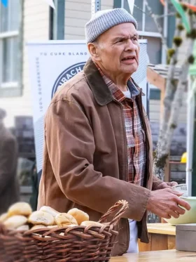 Resident Alien S04 Gary Farmer Brown Jacket