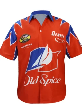 Ricky Bobby Old Spice Red Shirt Side