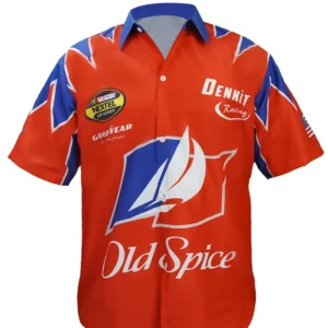 Ricky Bobby Old Spice Red Shirt Side